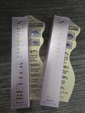 2 × Too Faced Better Than Sex Mascara